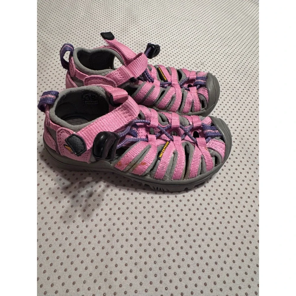 Keen Newport H2 Kids Waterproof Sandals Pink Purple Sport Shoes Size 10 Toddler